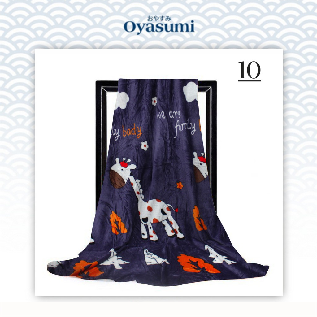 Oyasumi Selimut Motif Dewasa Classic 150x200 Selimut Bulu Halus Selimut Bulu Motif-10