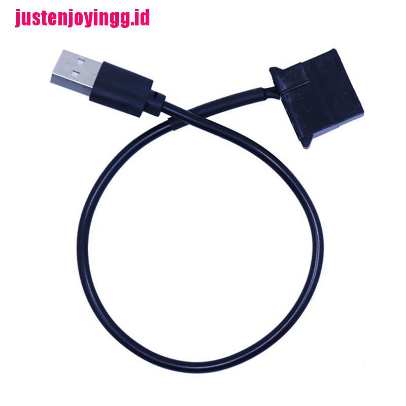 Kabel Adapter Konektor USB to Molex 4 Pin 1ft Untuk Kipas Pendingin Komputer PC