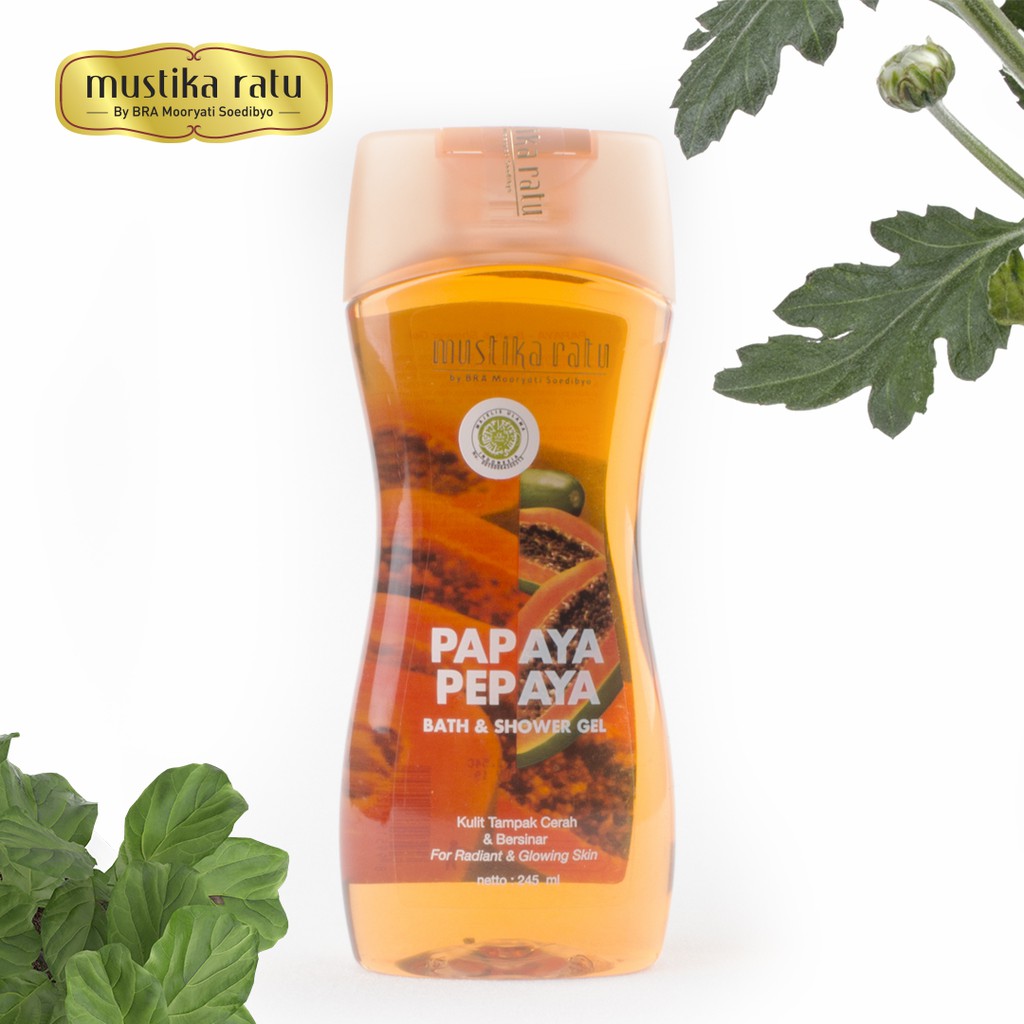 Mustika Ratu Pepaya Bath & Shower Gel 245 mL