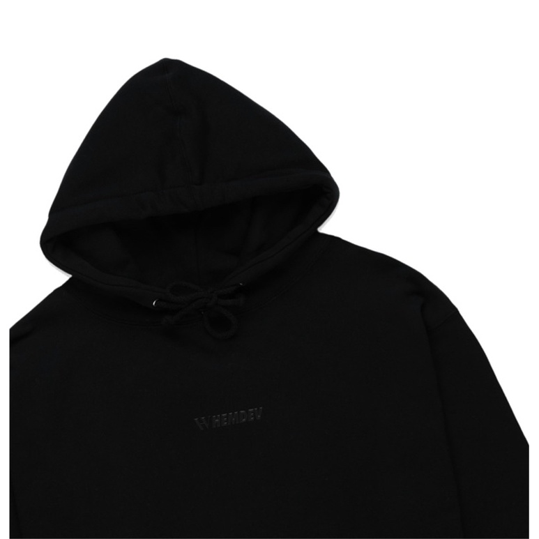 Hemdev Hoodie Black Logo Black