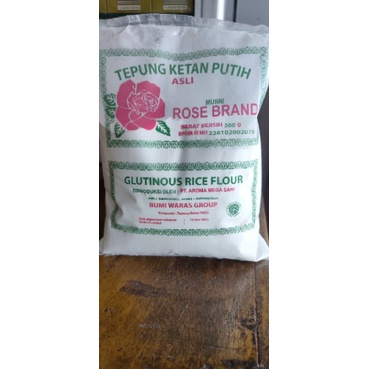 

Tepung Ketan Putih Rose Brand