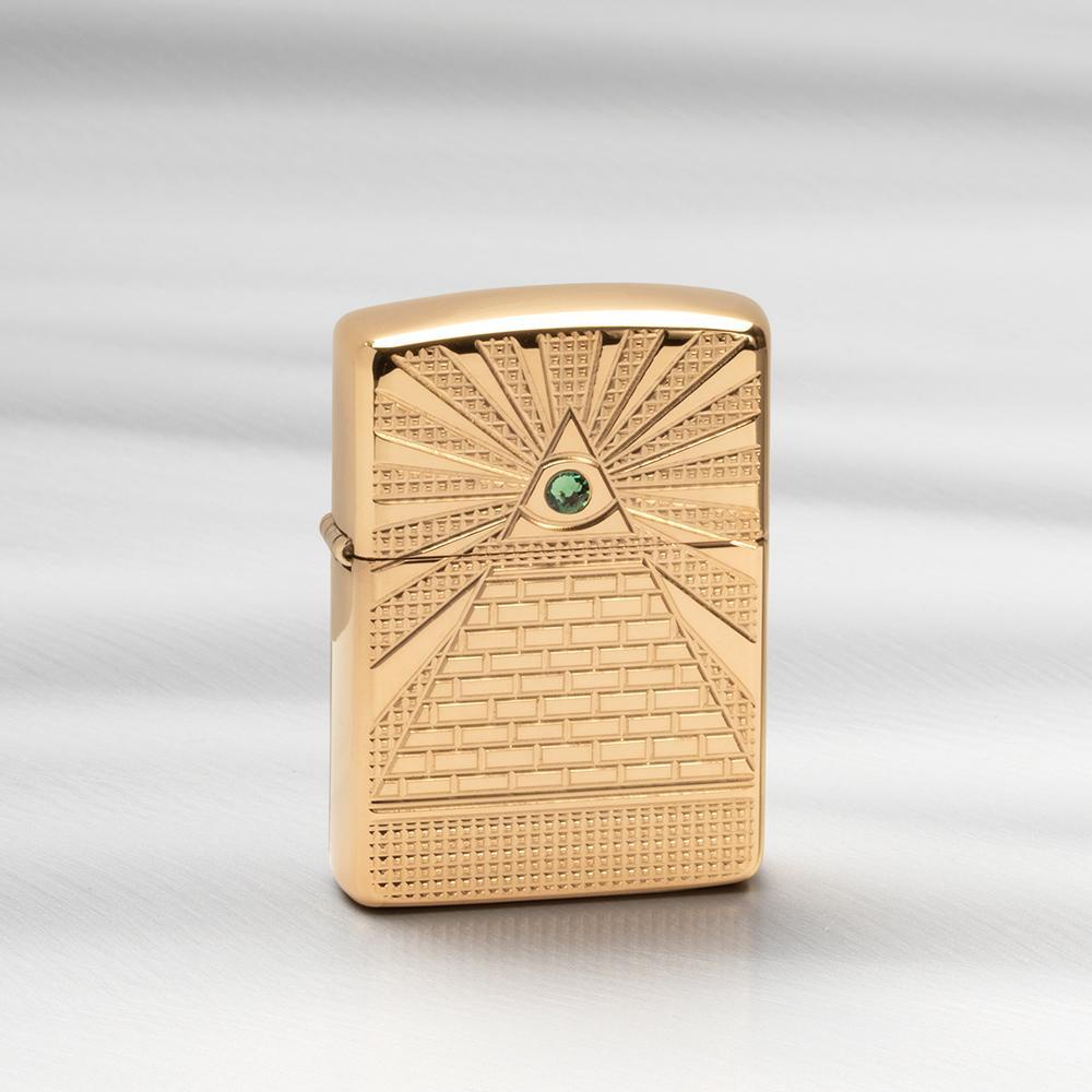 Zippo Original 49060 Eye of Providence (Brass High Polish Armor)