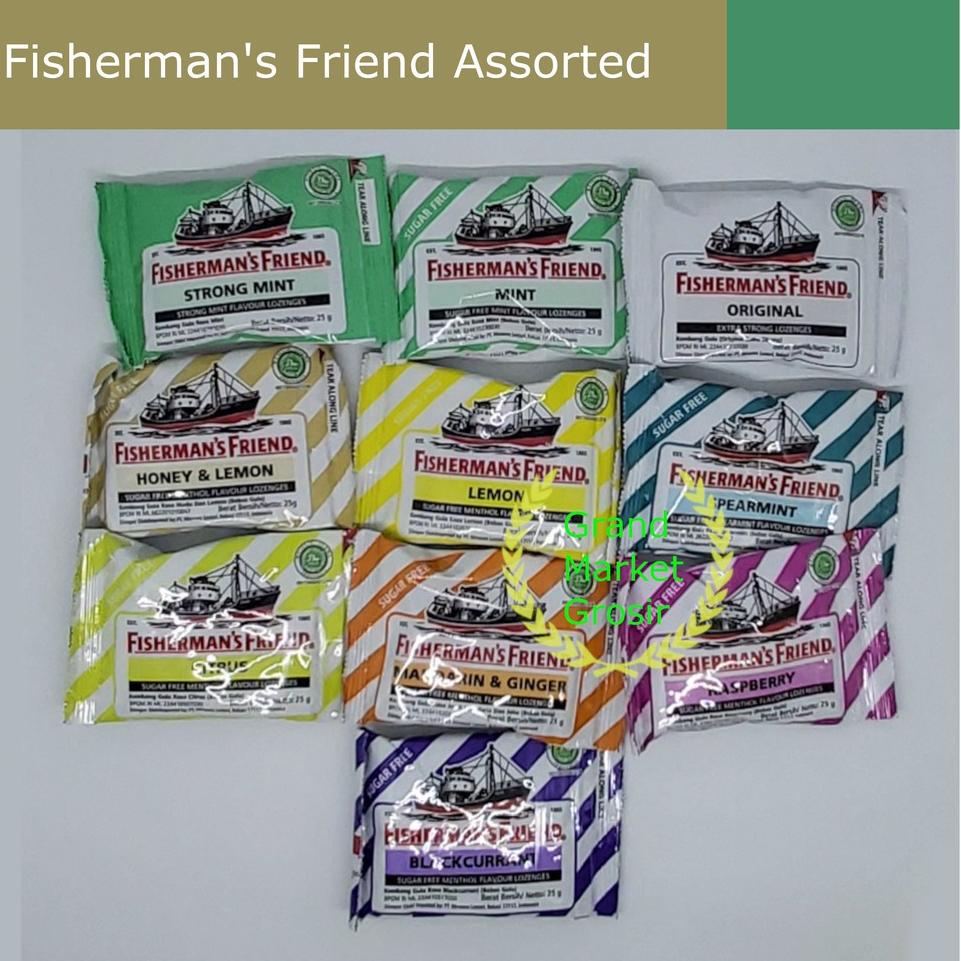 

[PROMO G7V79] Fisherman's Fisherman Friend Permen Pedas Baru