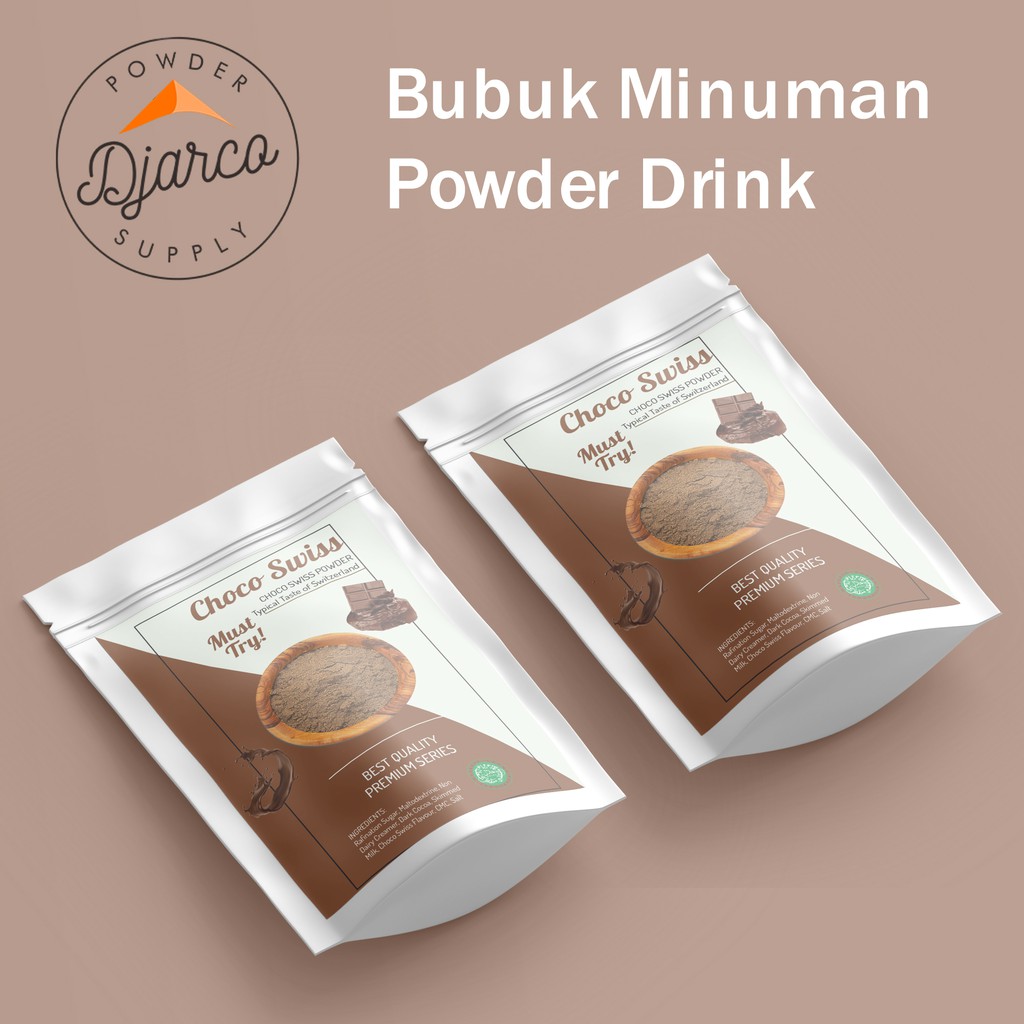 

1000 GRAM/1 KG PREMIUM CHOCO SWISS POWDER DRINK - SERBUK BUBUK MINUMAN COKELAT SWISS BISA GROSIR