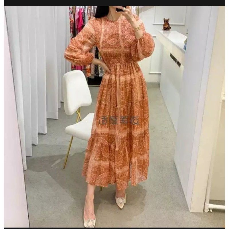 MDLV ~ 1230 REN MAXI LONG DRESS GAMIS MAXI DRESS PREMIUM BEST SELLER FASHION IMPORT