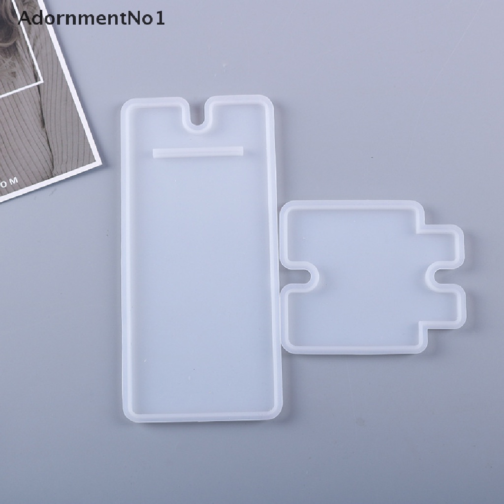 (AdornmentNo1) 1 Set Cetakan Resin Epoksi Bahan Silikon Untuk Membuat Stand Holder Handphone Handmade