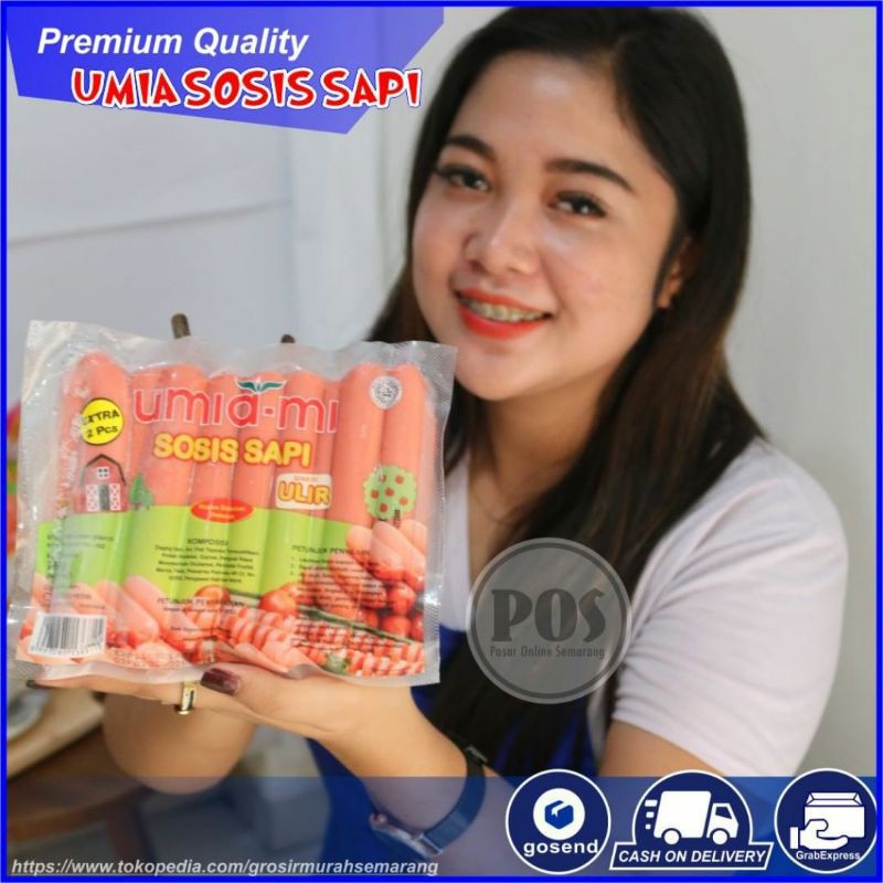 

Umiami Sosis Sapi / Frozenfood / Frozen Food Semarang /Makanan Beku / Makanan Siap Saji / Grosir