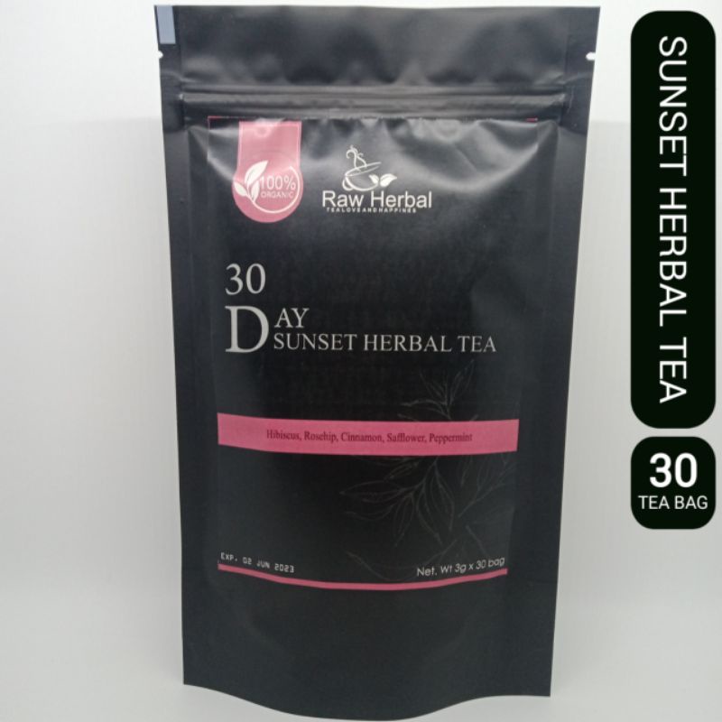 SUNSET HERBAL TEA / SUNSET RELAX TEA (30 TEA BAG)