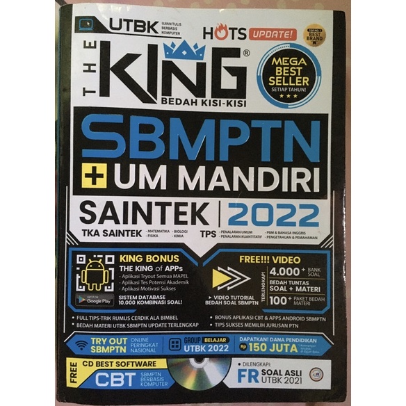 PRELOVED THE KING SBMPTN 2022