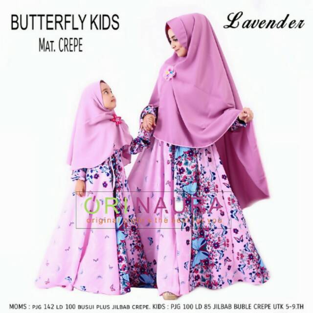 Gamis Set Couple Ibu Anak Baju Muslim Anak Perempuan Modis Shopee Indonesia