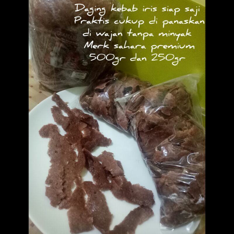 

Daging kebab iris 500gram sahara premium