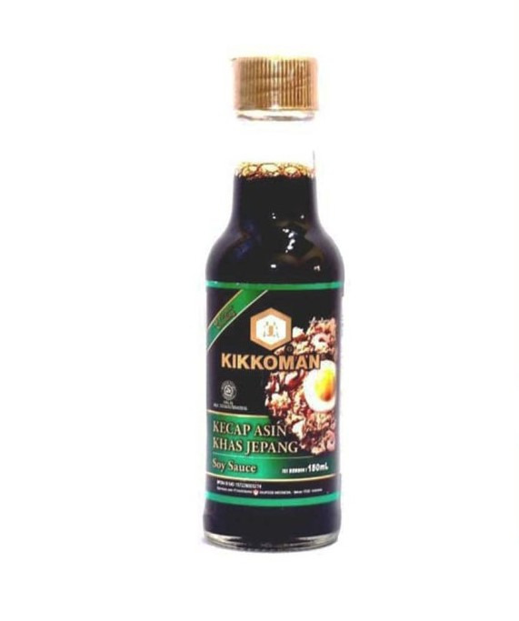 Kecap Asin Kikkoman Soy Sauce Jepang 150 ml Halal