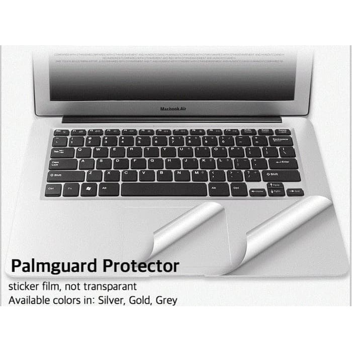 GOLD (versi lama) MacBook Palmguard dan Trackpad Protector