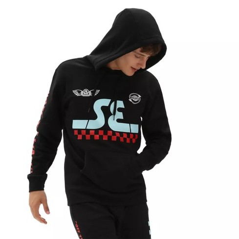 JAKET / HOODIE VANS OFF THE WALL | VANS X SE BIKES HOODIE ( SE BIKES ) BLACK