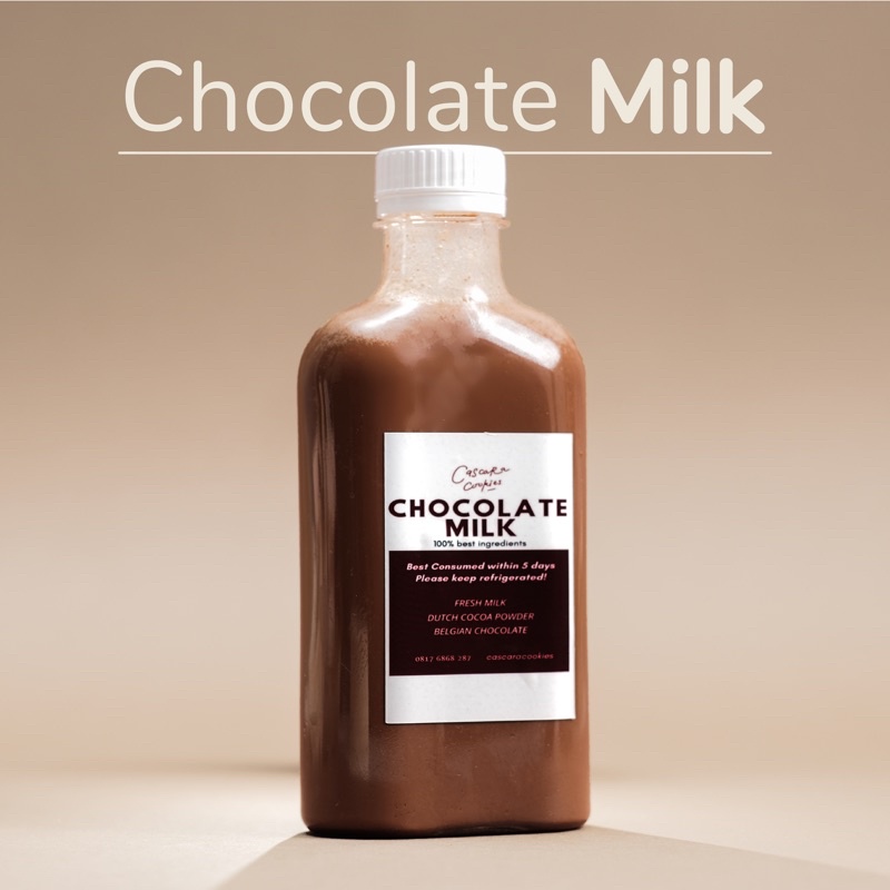 

Cascara Cookies - Chocolate Belgian Milk Cocoa Susu Cokelat Premium 250ml