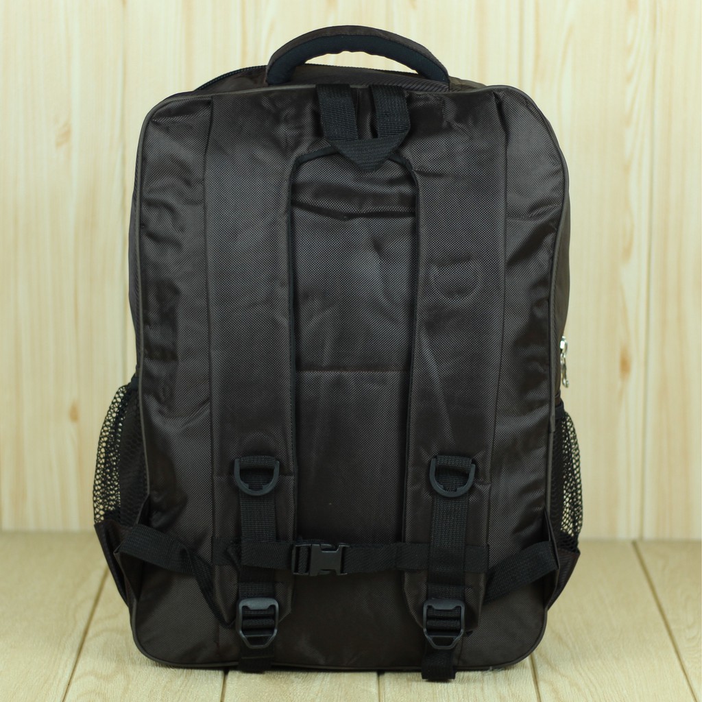 PREMIUM BACKPACK POLO Tas Gendong Pria Pollo M Tree Coklat Tas Ransel Laptop Murah FREE Rain Cover