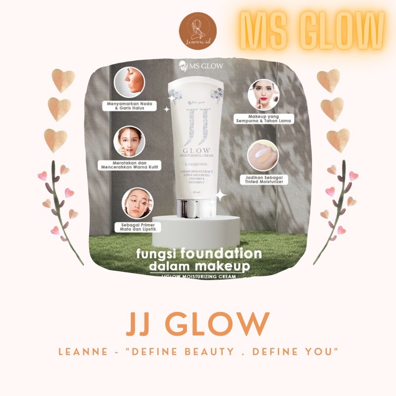 Jual Jj Glow Moisturizing Cream Ms Glow Original Shopee Indonesia