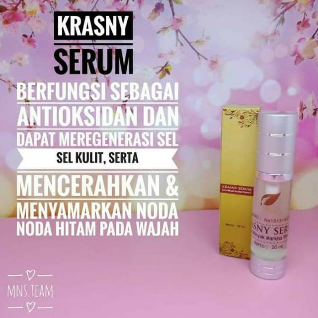 Mencerahkan dan Menyamarkan noda hitam krasny serum SR12 BPOM ORIGINAL