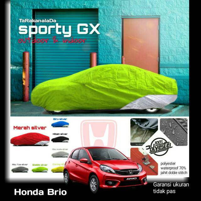 Honda Cover sarung Mobil New Brio Brio Satya Brio Lama Brio 2021 Brio Gen 1 Brio Gen 2 Brio Rs