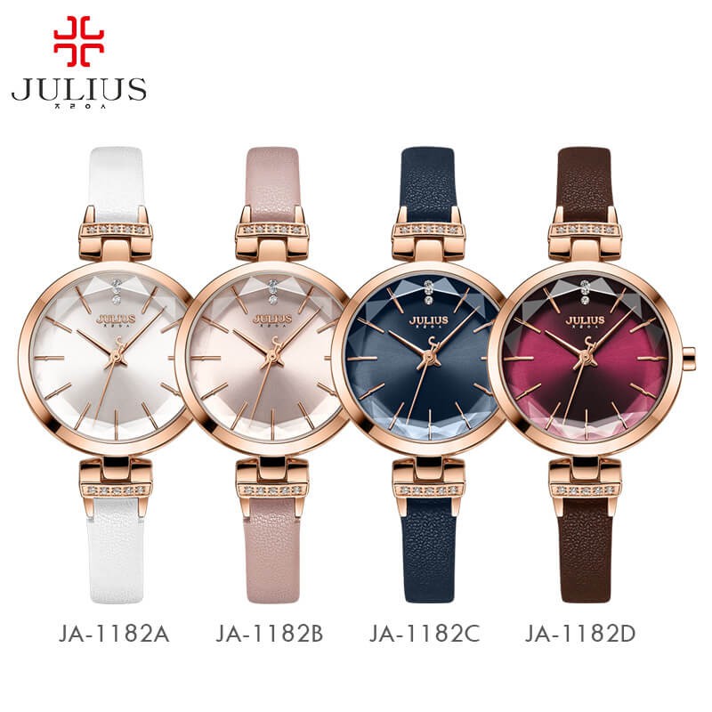 Julius JA-1182 / JA1182 Jam Tangan Wanita Korea Original Desain Cantik dan Elegan