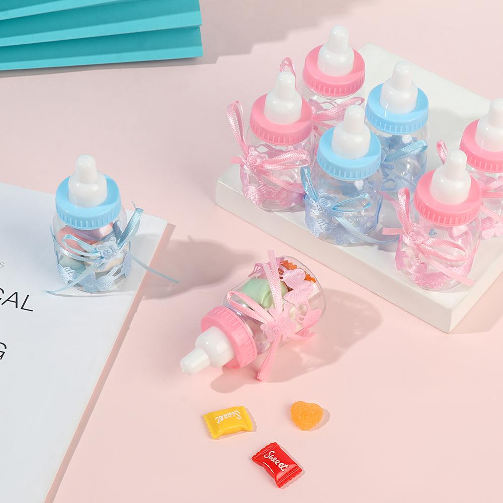 Suyo Kotak Permen Bentuk Botol Susu Transparan Untuk Baby Shower