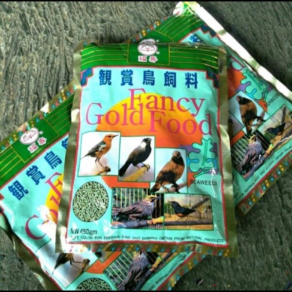 Pakan Makanan Burung Pur Voer Fancy Gold Bird Food Seaweed Rumput Laut