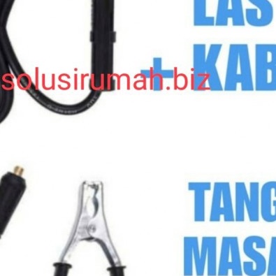 paket set tang las plus tang massa masa kabel 1.5 m stang las listrik