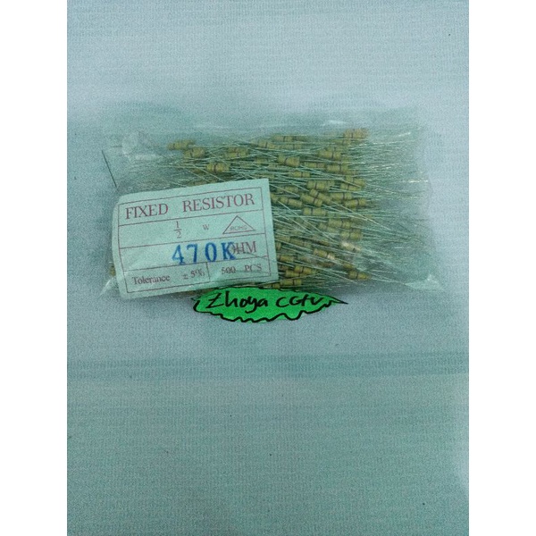 50pcs resistor 1/2watt 470k/resistor 470k 1/2watt