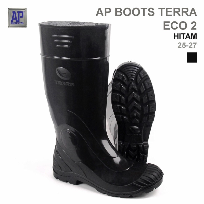 AP BOOTS TERRA ECO II ECO 2 BLACK - AP  BOOTS
