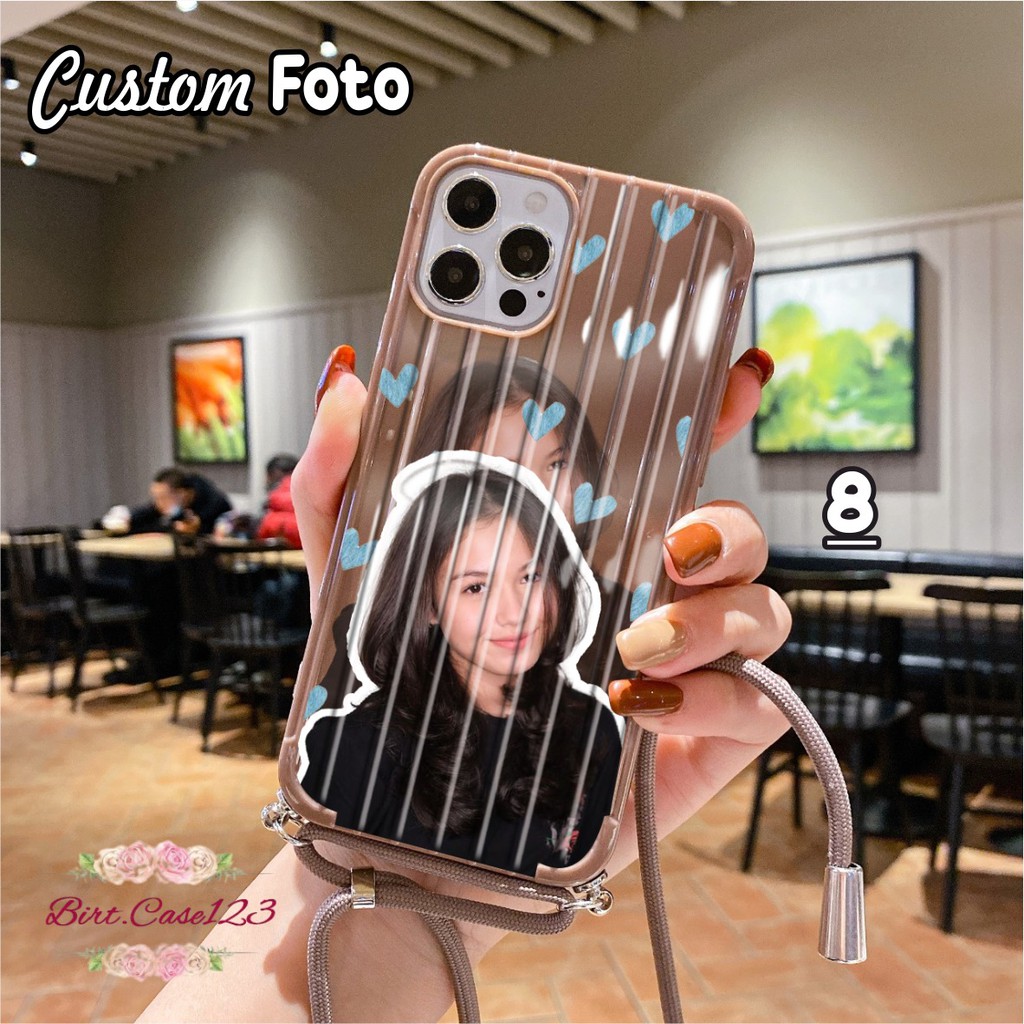 CUSTOM SOFTCASE KOPER SLINGCASE LANYARD CUSTOM OPPO VIVO XIAOMI SAMSUNG REALME IPHONE ALLTYPE BC5708