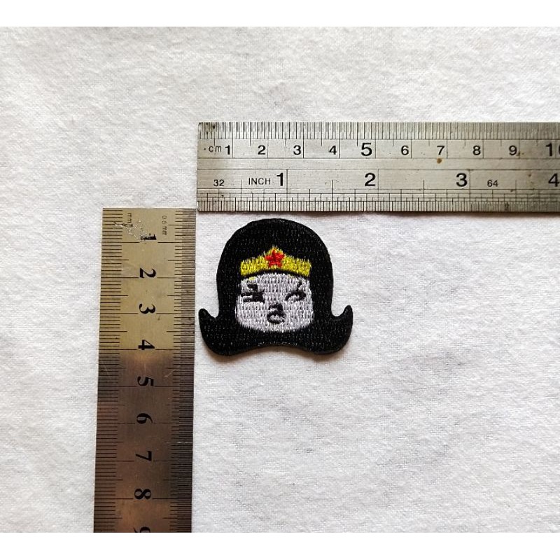 patches bordiran emblem patch bordir wonder woman iron