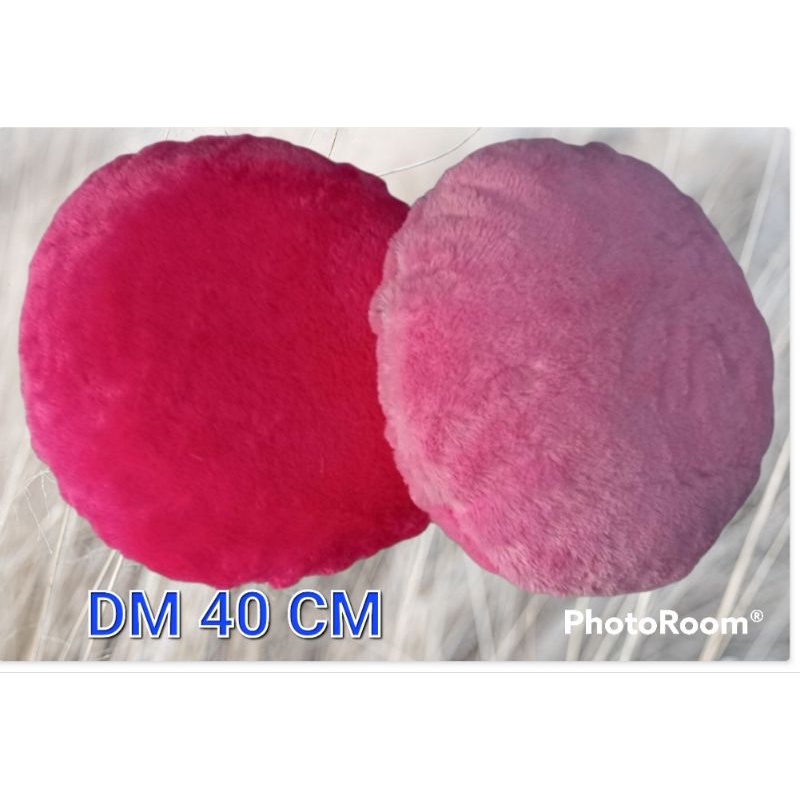 BANTAL DUDUK BULAT RASFUR &quot; BULAT  POLOS  &quot; DM 40 Cm