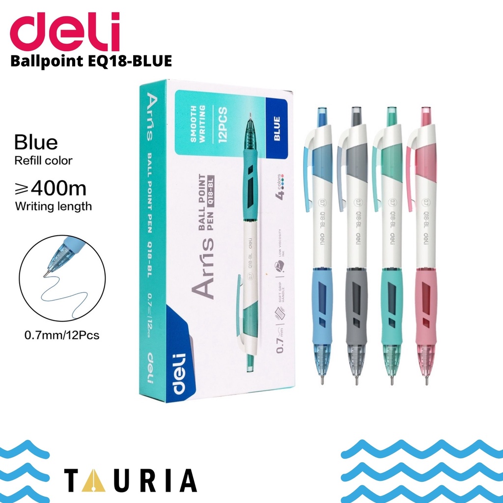 

BALLOINT / PENA / PEN DELI eQ18 BIRU