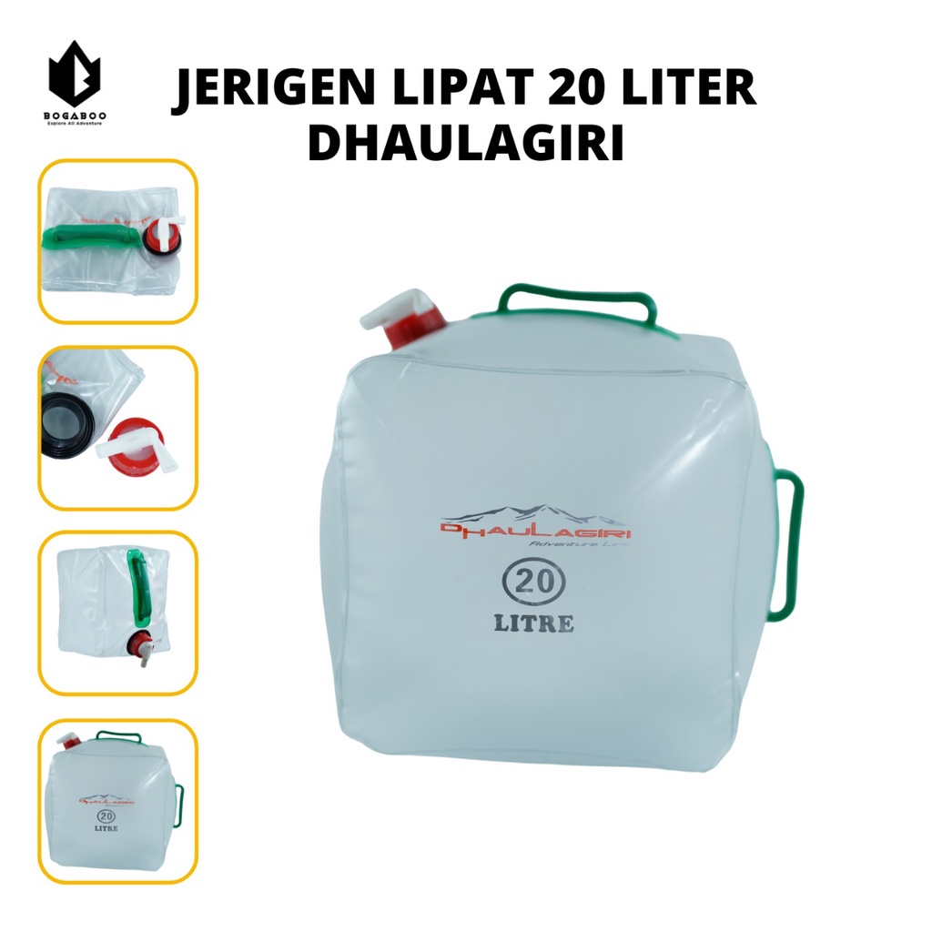 ( BISA COD ) Jerigen Lipat Dhaulagiri water tank Tempat air wadah air praktis jerigen ukuran 5L - 10L - 20L