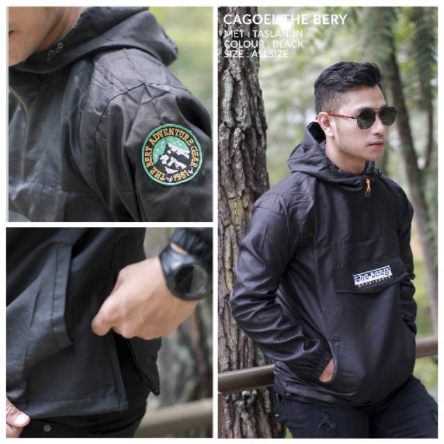 SALE Koleksi Jaket  Rocavela Doraemon Jaket Taslan Anti Air  Cogoule Kantong Depan