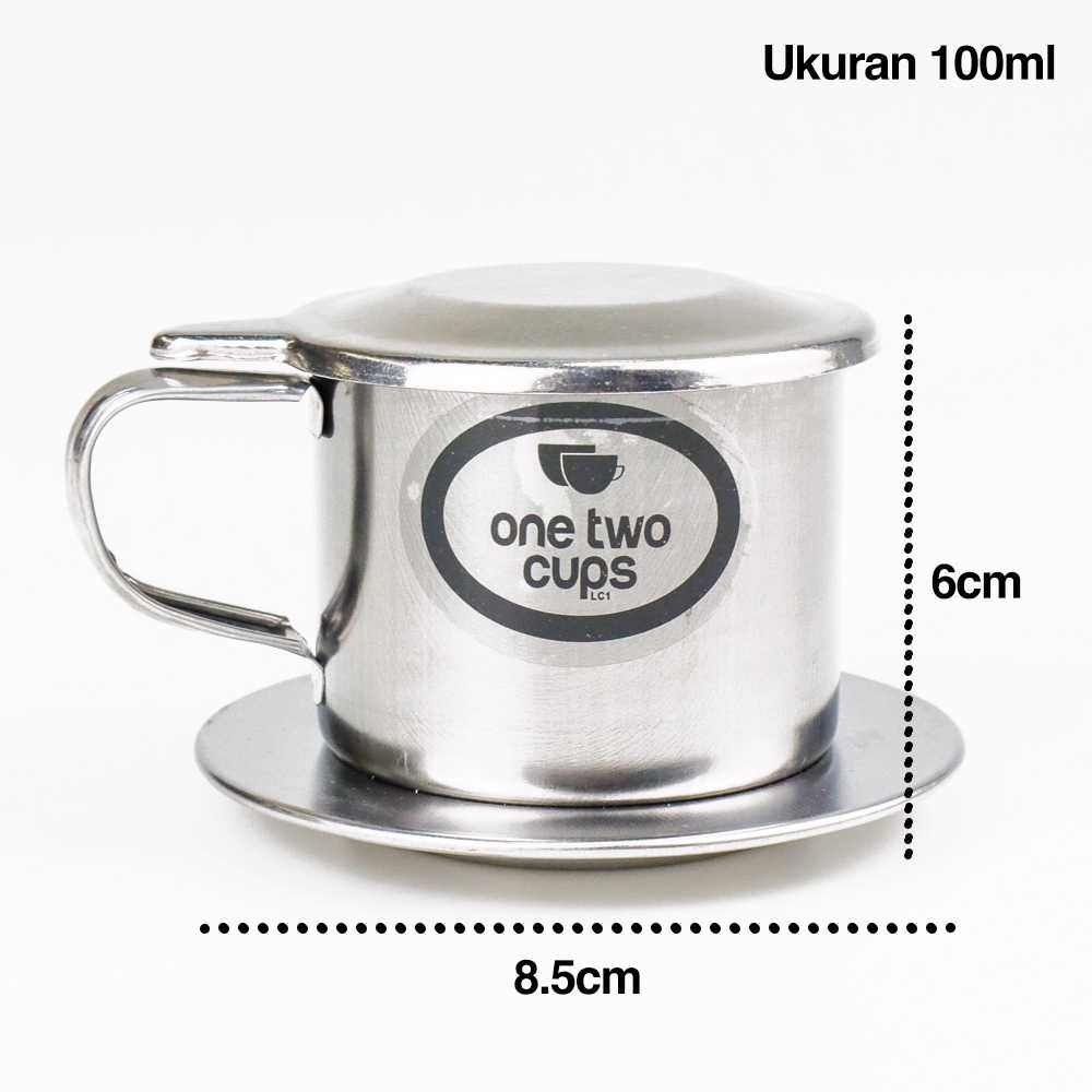 Filter Saring Kopi Vietnamese Coffee Drip Pot 124 ml - LC1 - 7RHZ31SV Silver