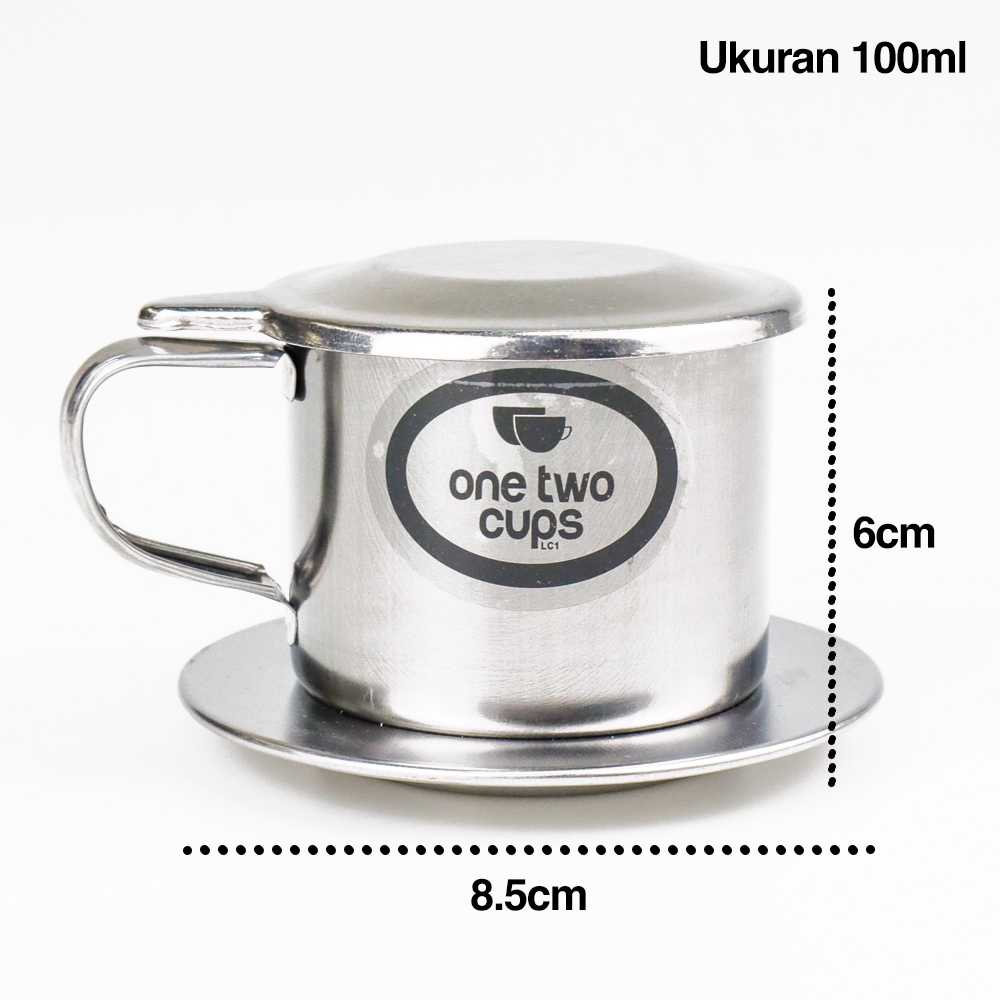 Filter Saring Kopi Vietnamese Coffee Drip Pot 124 ml - LC1 - 7RHZ31SV Silver