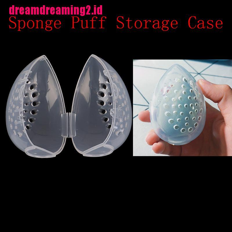 （✔✔❤）Beauty Sponge Make Up Puff Case Beauty Sponge Holder Makeup Travel Storage Case
