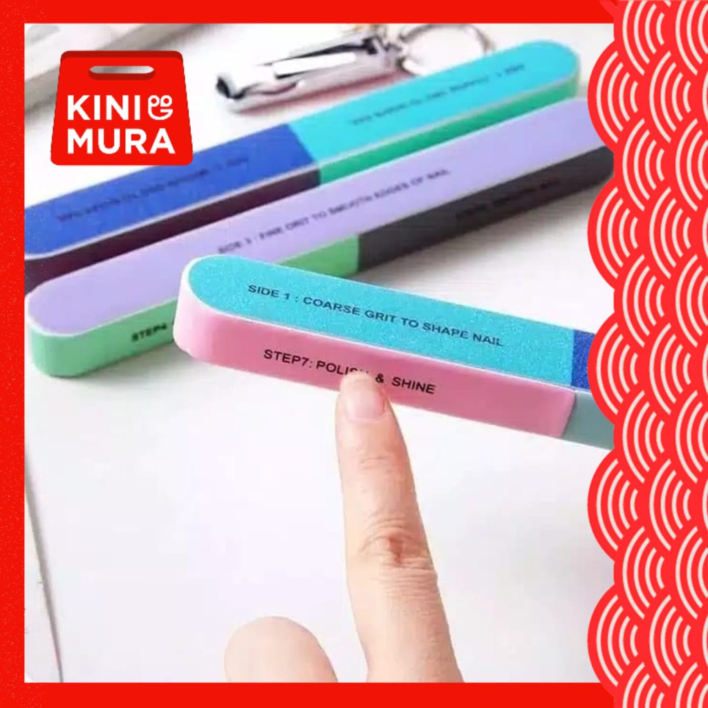 Nail Buffer 7 Alat Kikir Kuku Amplas Manicure Pedicure Nail Buffer 7 Alat Kikir Kuku Amplas Manicure Pedicure