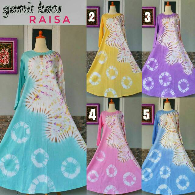 Gamis kaos raisa