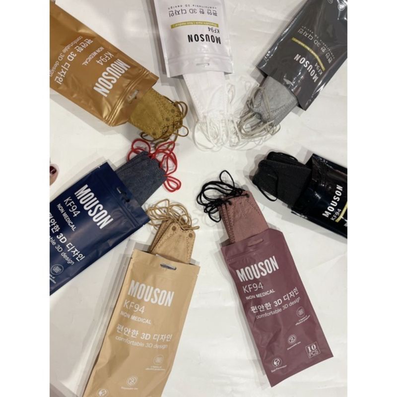 Masker KF94 Mouson Warna Soft Kemenkes