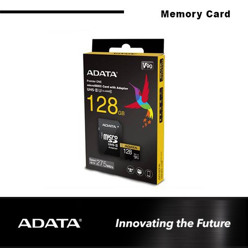 ADATA Premier One MICRO SDXC UHS-II U3 Class 10 128GB - GOLD