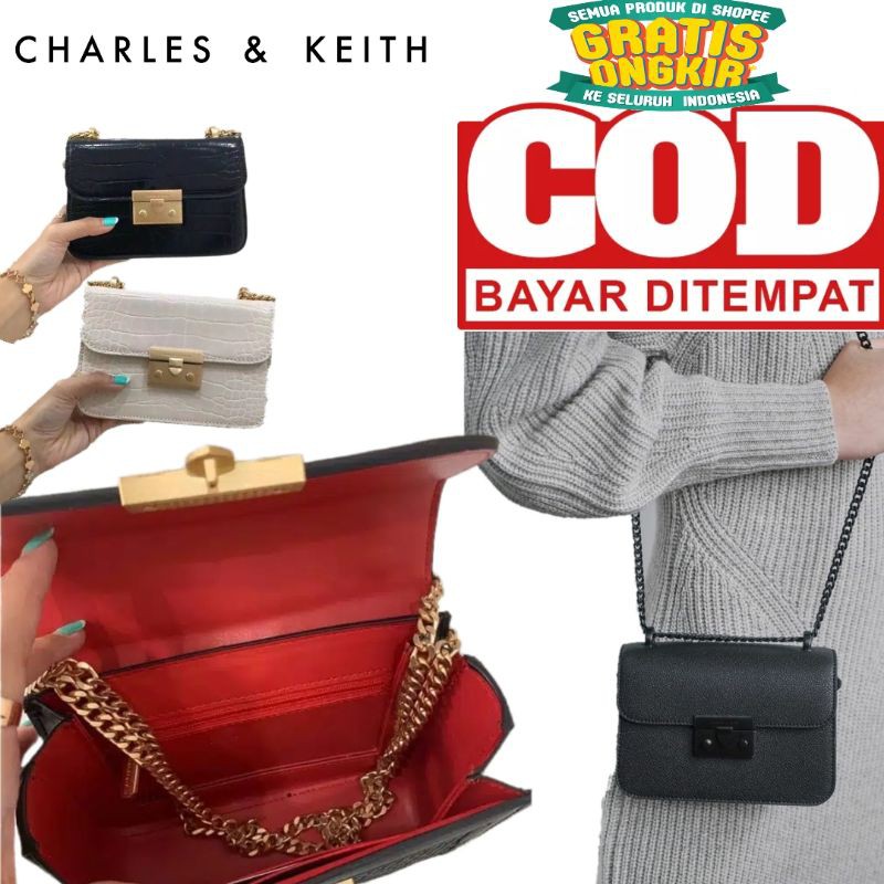 TAS WANITA ORI✅COD Tas Wanita Charles n Keith Murah Tas cewek Tas Perempuan CK308PREMIUM IMPORT