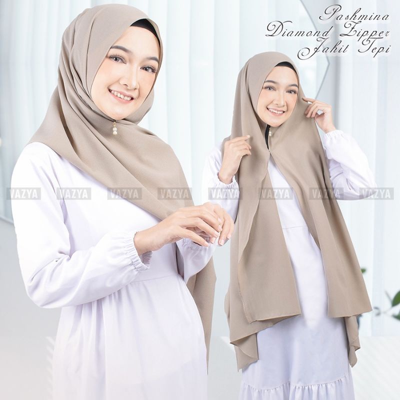 Pashmina Diamond Instant /Pashmina Ziper Diamond