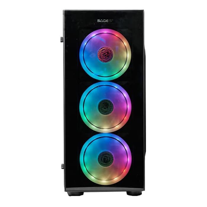 casing gaming SADES Ceberus RGB Fan