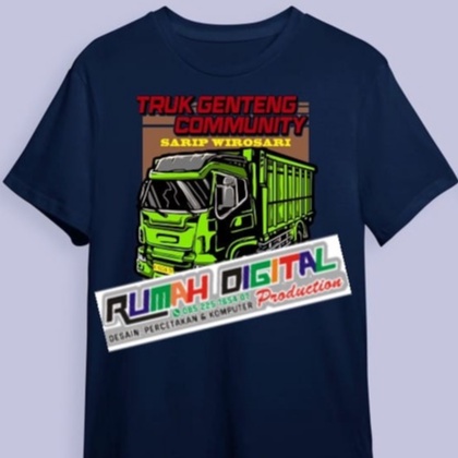 Kaos Sablon DTF Satuan