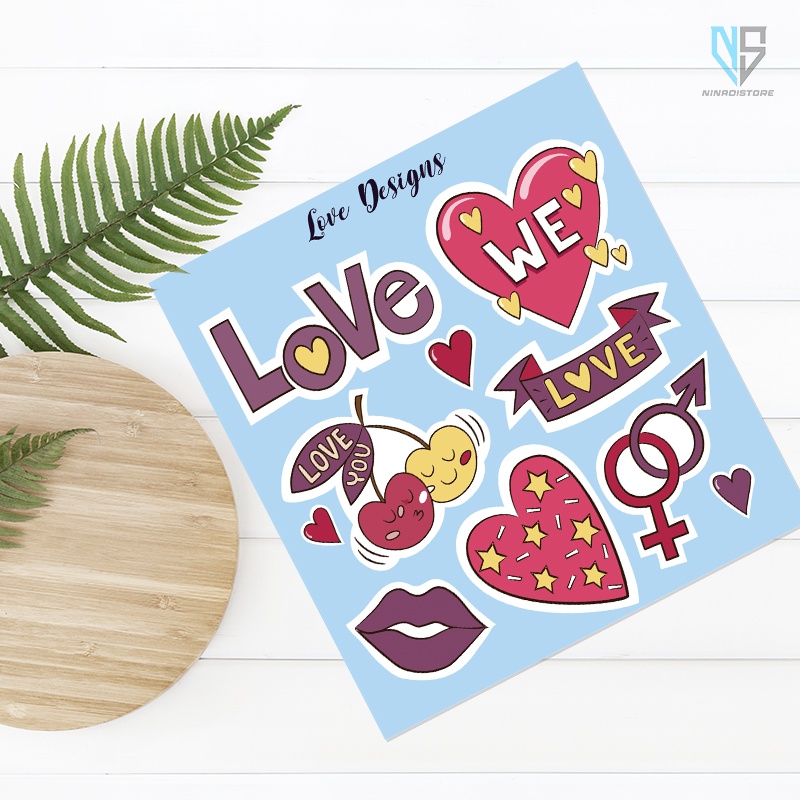 

Sticker Set Diary Book Aesthetic Sticker Decoration Stiker Tumblr Botol Hp Laptop Stiker 2D vinyl Lucu Viral Sticker DIY stiker set LOVE DESIGNS