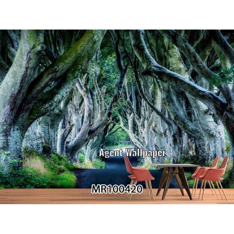 Photowall Mural Wallpaper Motif Pemandangan Alam 3D