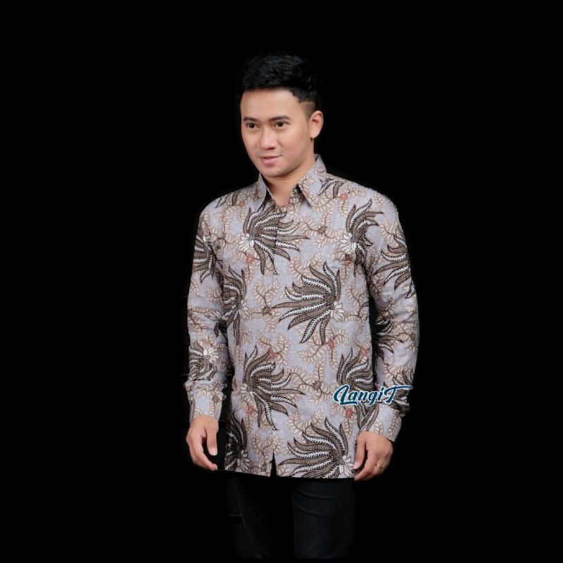 BATIK JUMBO BIG SIZE JUMBO M,L,XL,XXL,3XL,4XL,5XL,6XL,7XL,8XL,9XL,10XL,MURAH BATIK JUMBO COUPLE-KEMBANG LANGIT