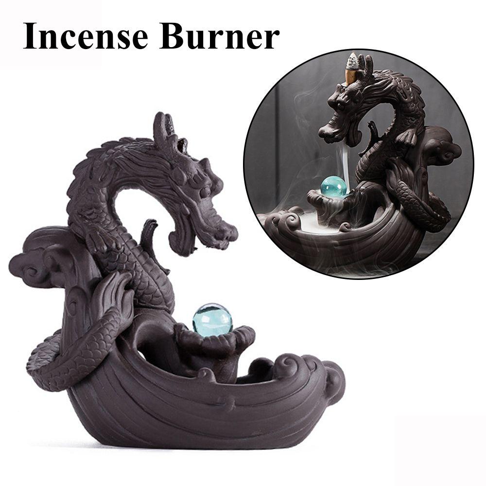 Solighter Incense Burner Kerajinan Tangan Dekorasi Rumah Keramik Tungku Aromaterapi